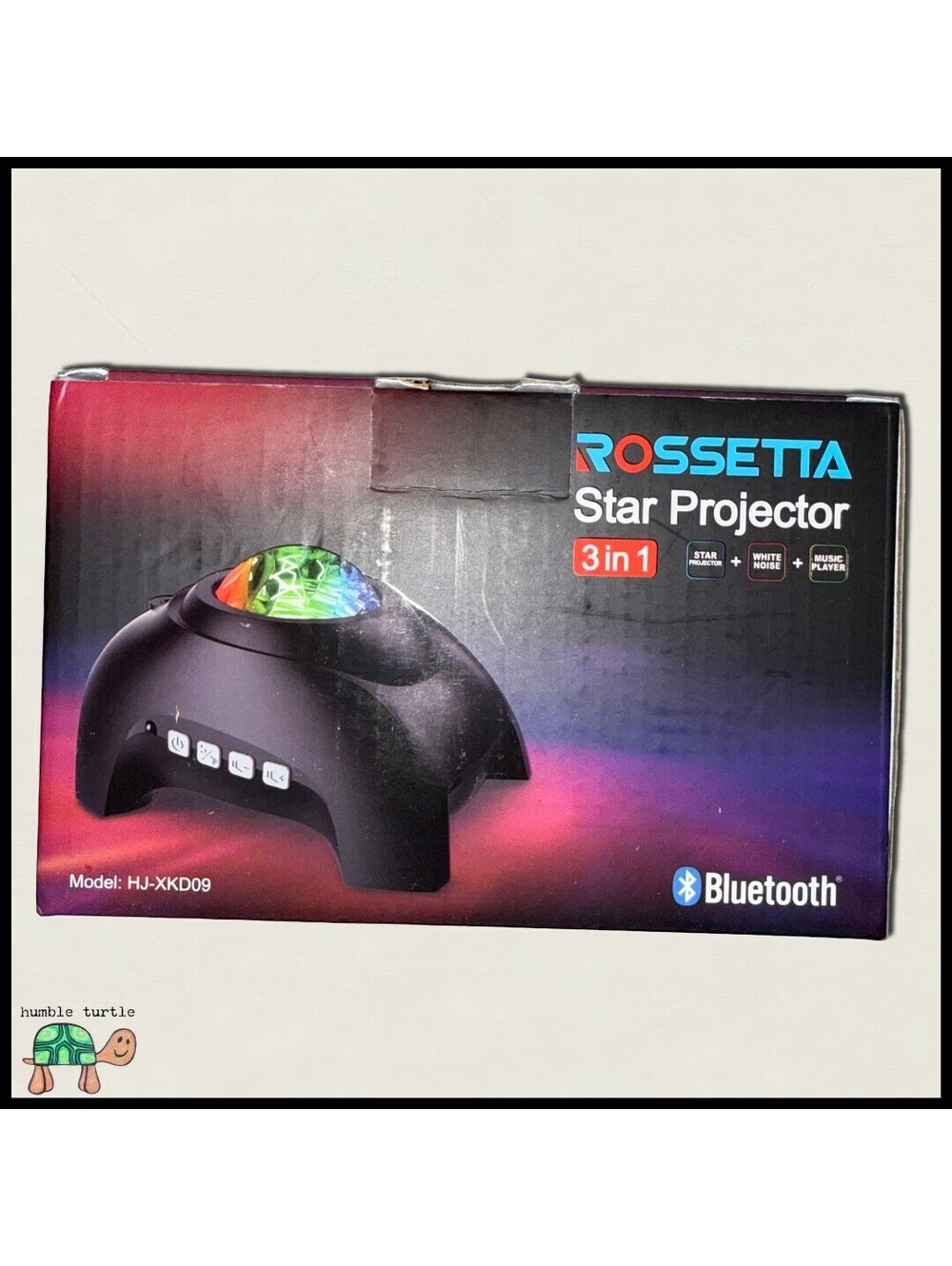Rossetta Star Projector 3 in 1 Galaxy Projector with Bluetooth Speaker and Sooth